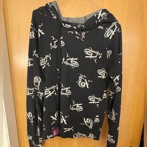 Girls youth fox hoody